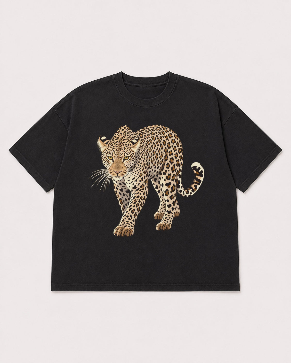Mockup Boxy Heavyweight Tee Black product