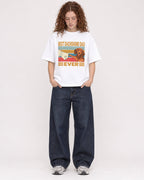 Mockup Boxy Heavyweight Tee White female full-body 09