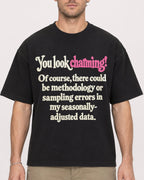 Mockup Boxy Heavyweight Tee Black male close-up 08