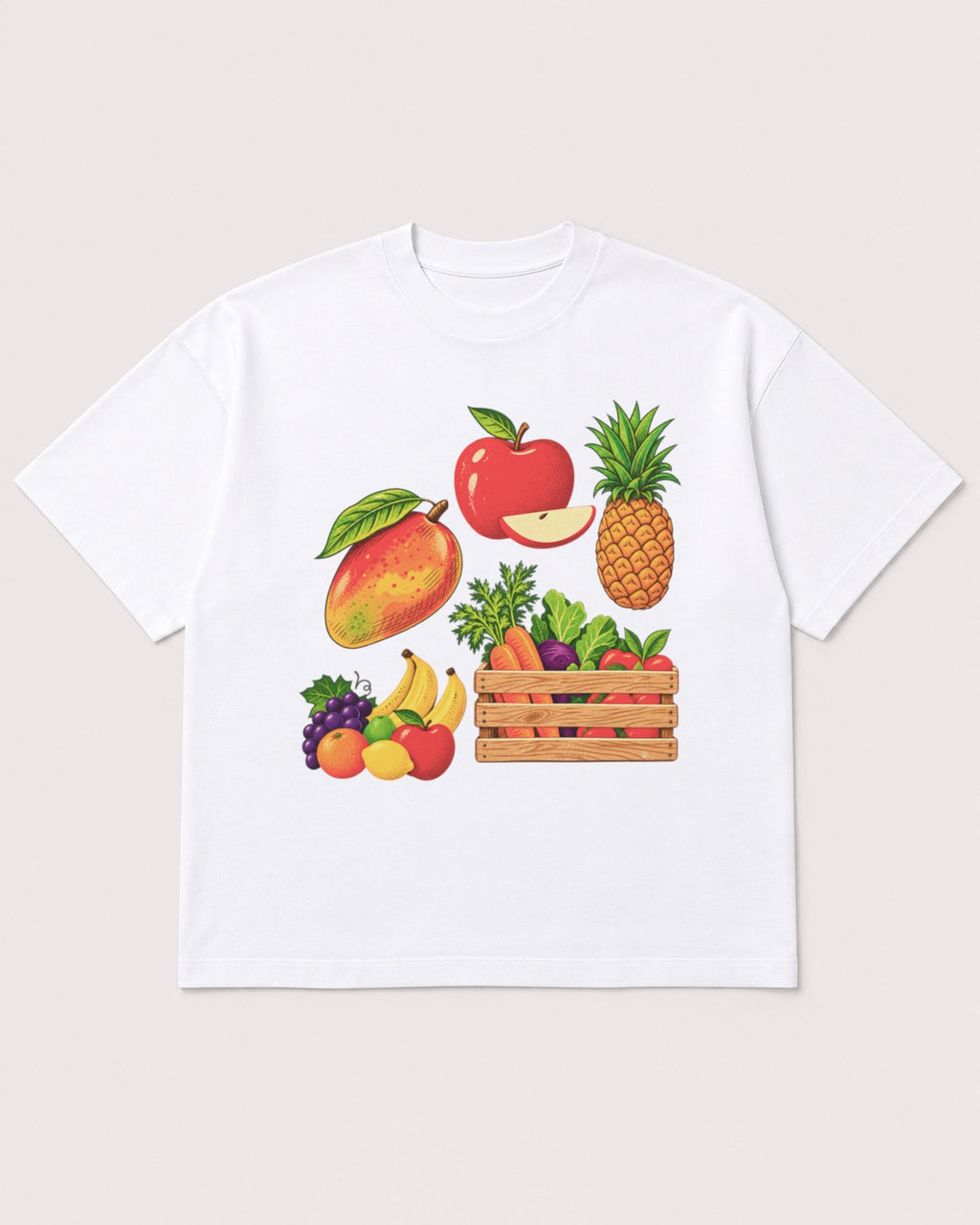 Mockup Boxy Heavyweight Tee White product