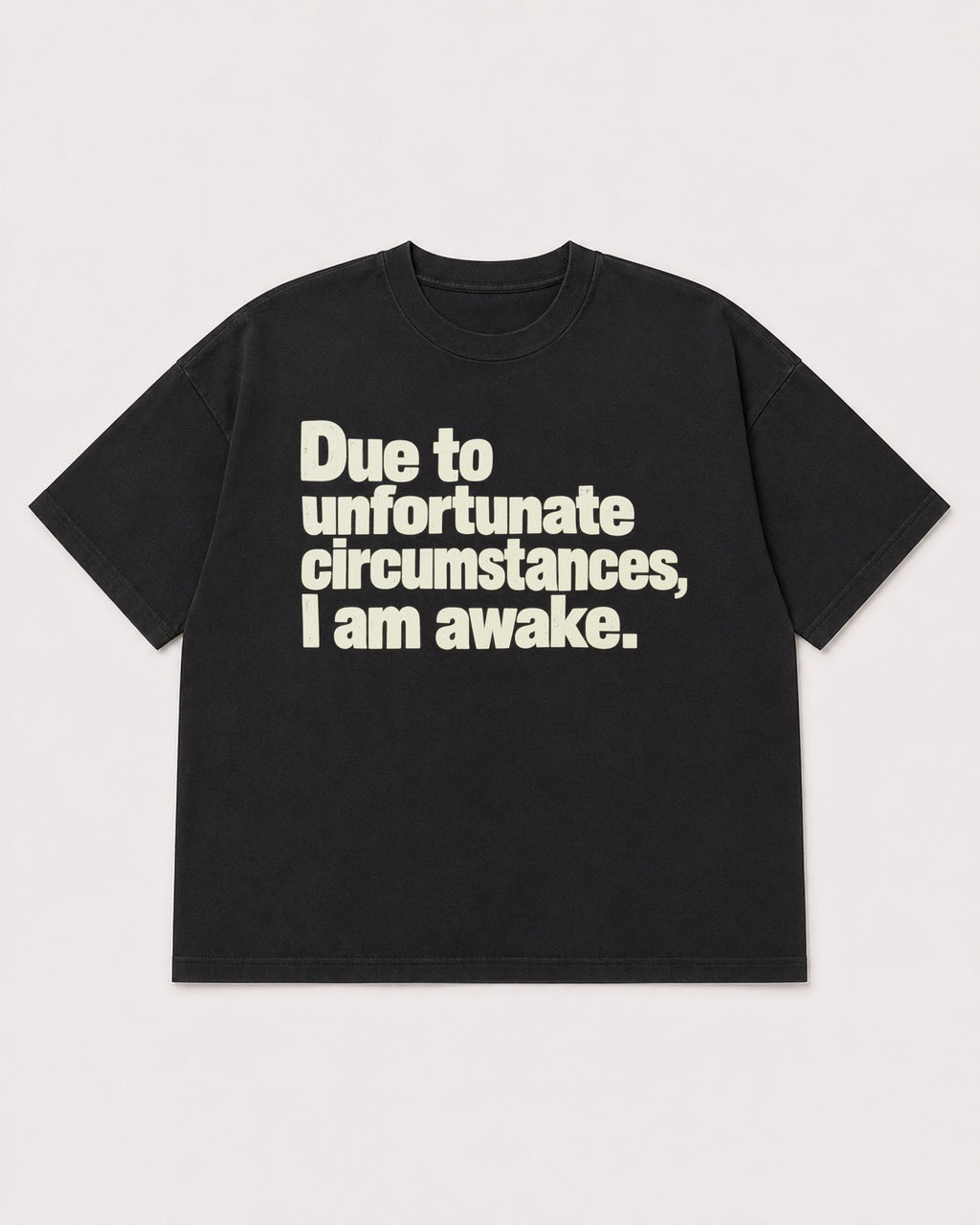 Mockup Boxy Heavyweight Tee Black product