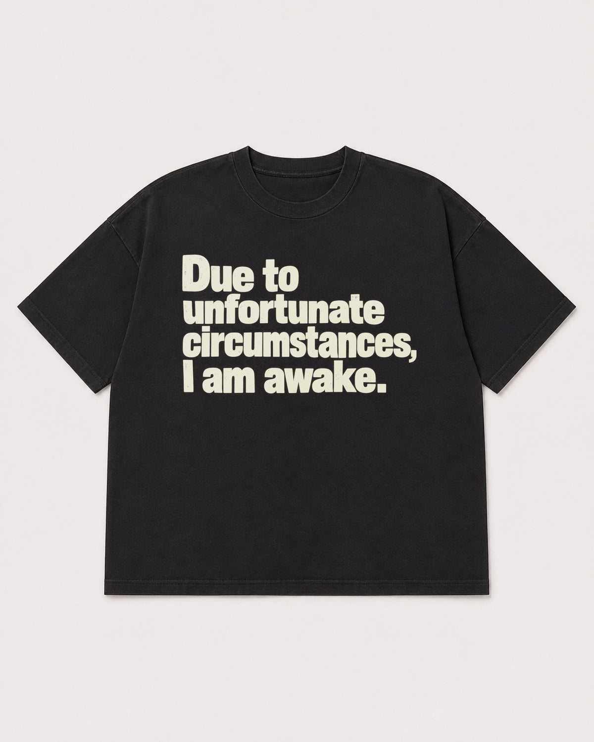 Mockup Boxy Heavyweight Tee Black product