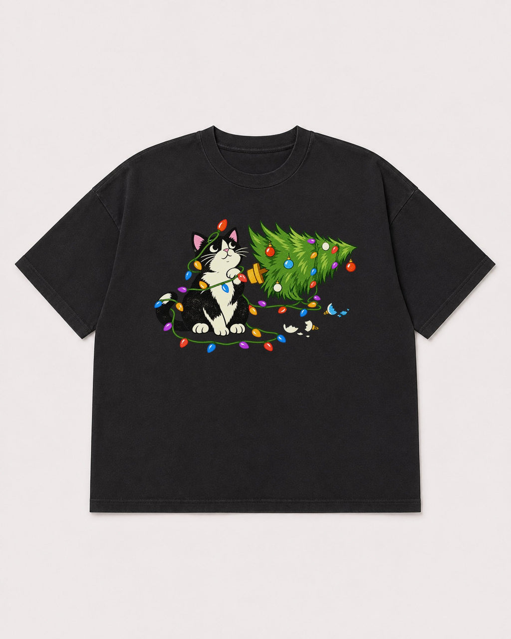 Mockup Boxy Heavyweight Tee Black product
