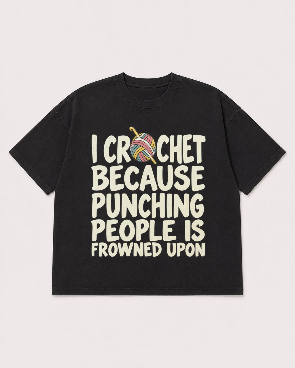 Mockup Boxy Heavyweight Tee Black product