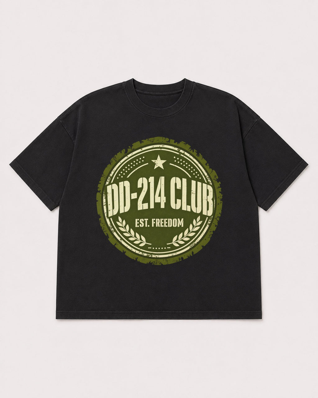 Mockup Boxy Heavyweight Tee Black product