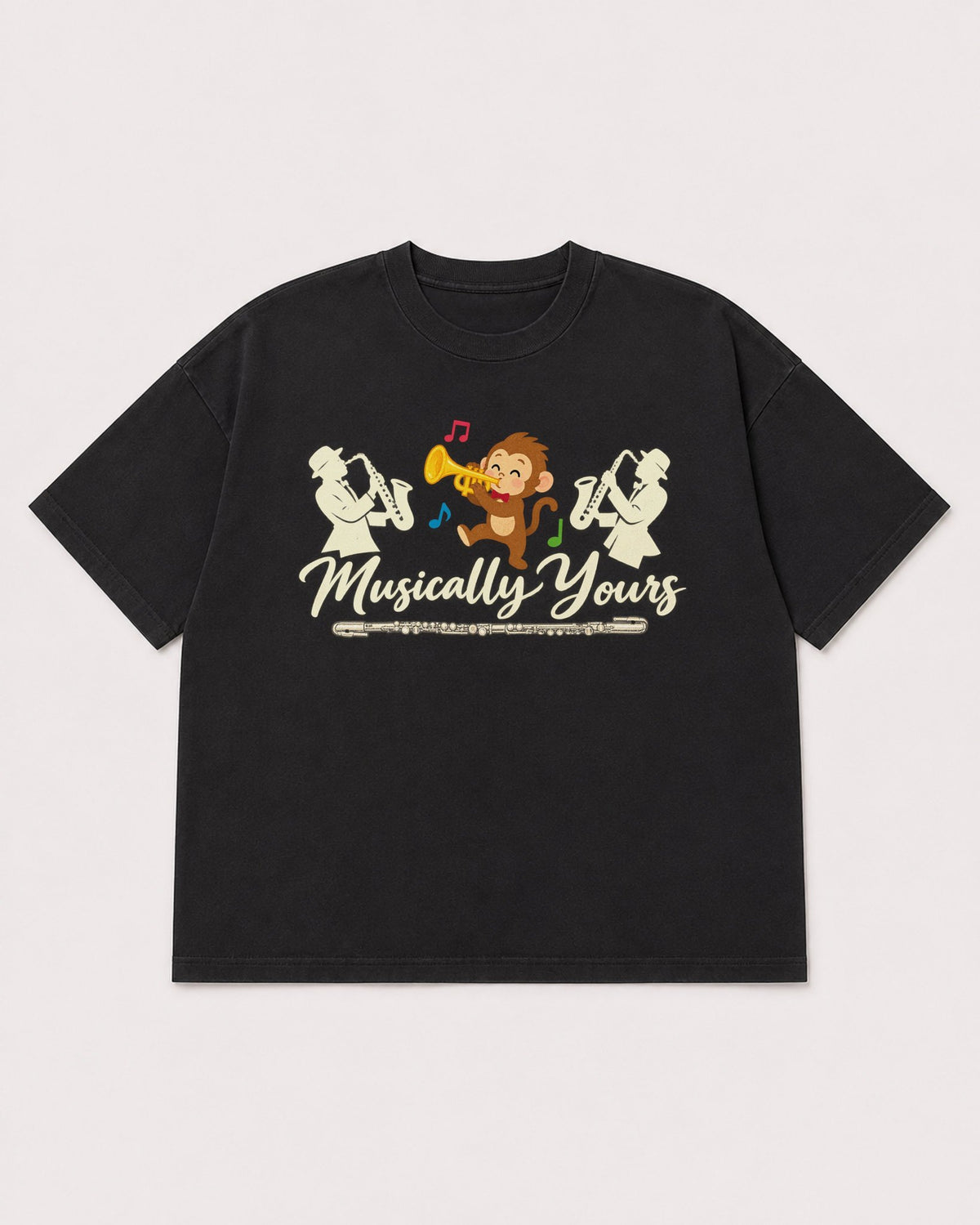 Mockup Boxy Heavyweight Tee Black product