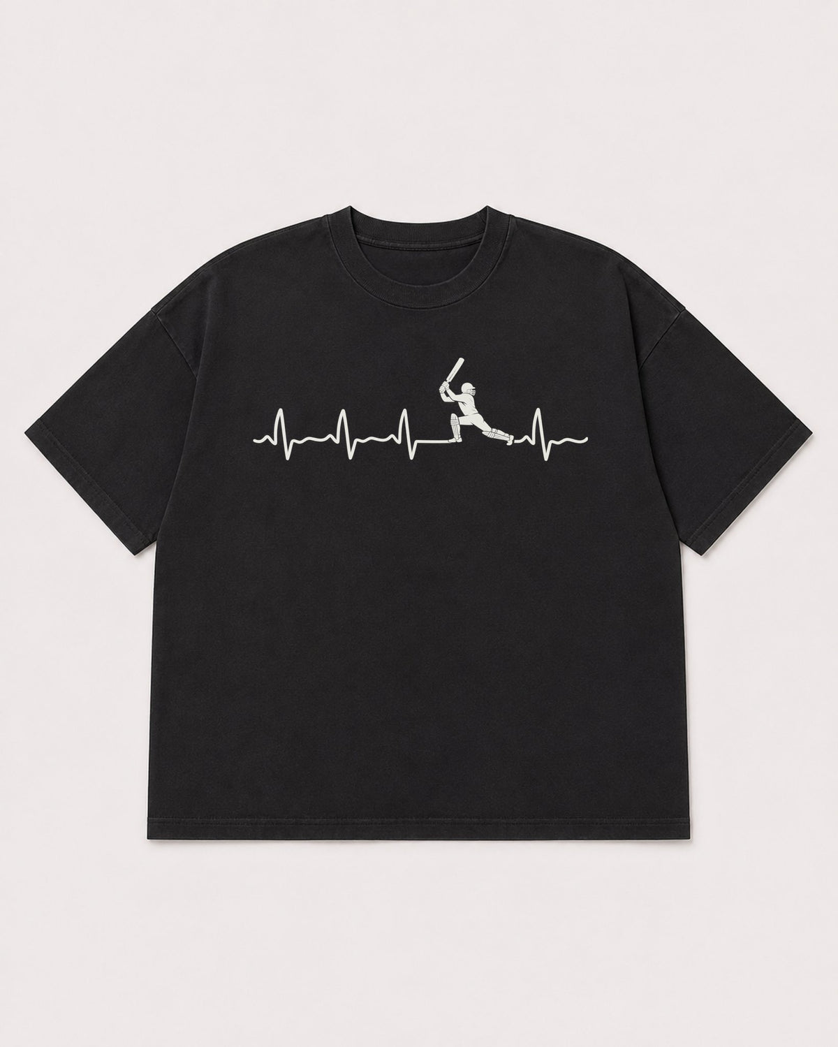Mockup Boxy Heavyweight Tee Black product