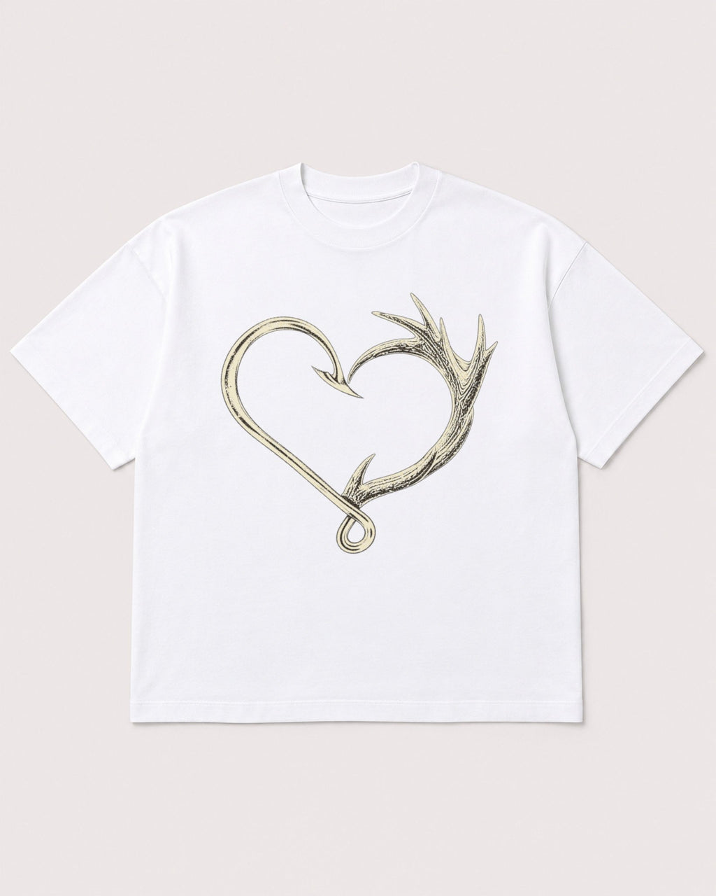 Mockup Boxy Heavyweight Tee White product