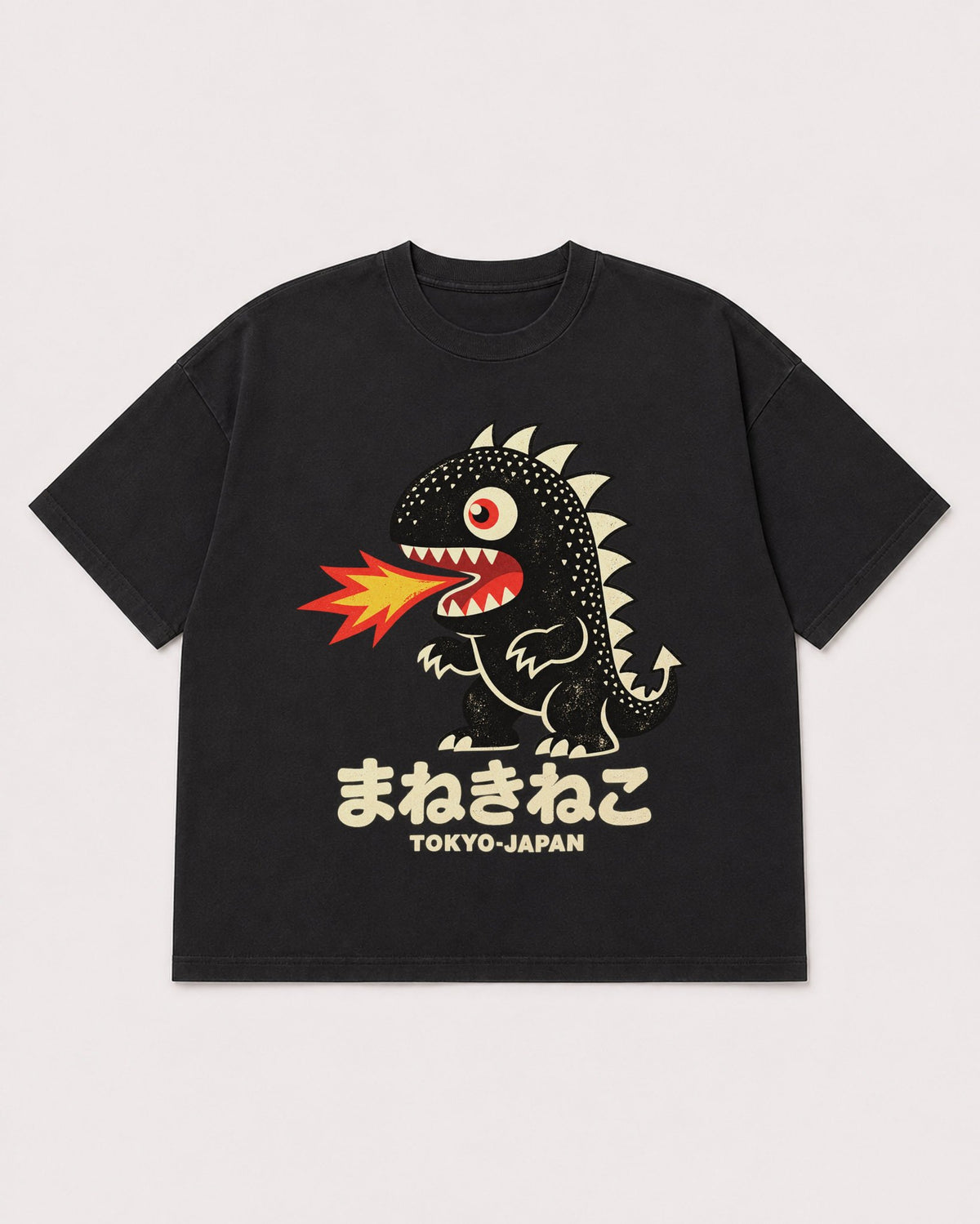 Mockup Boxy Heavyweight Tee Black product