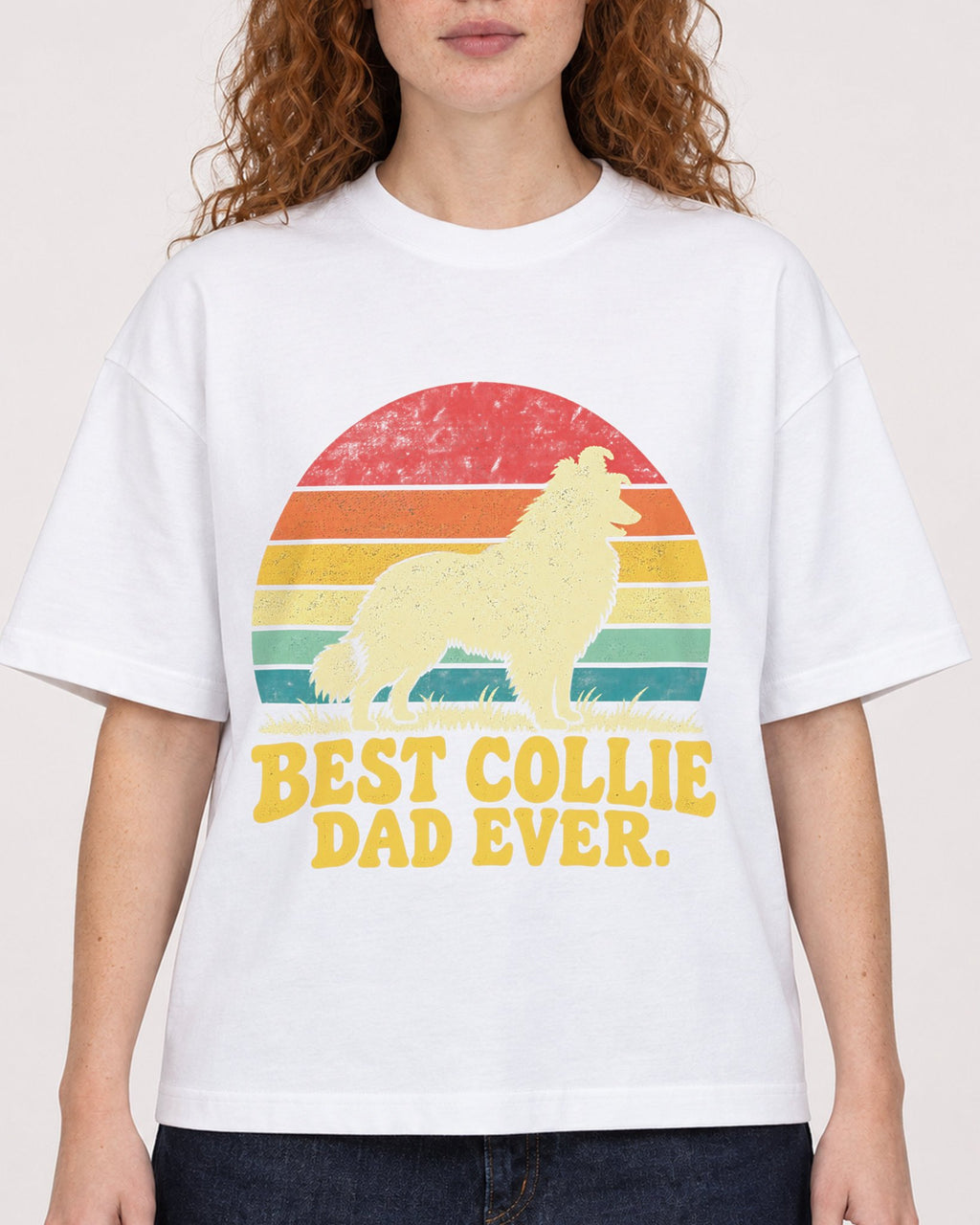 Mockup Boxy Heavyweight Tee White female close-up 09