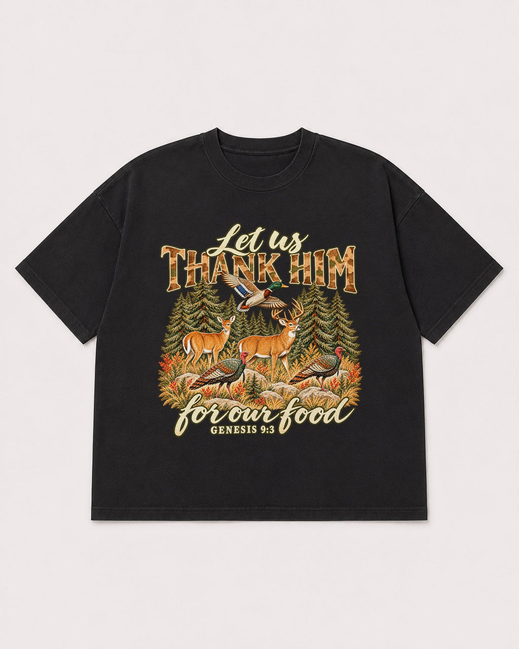 Mockup Boxy Heavyweight Tee Black product