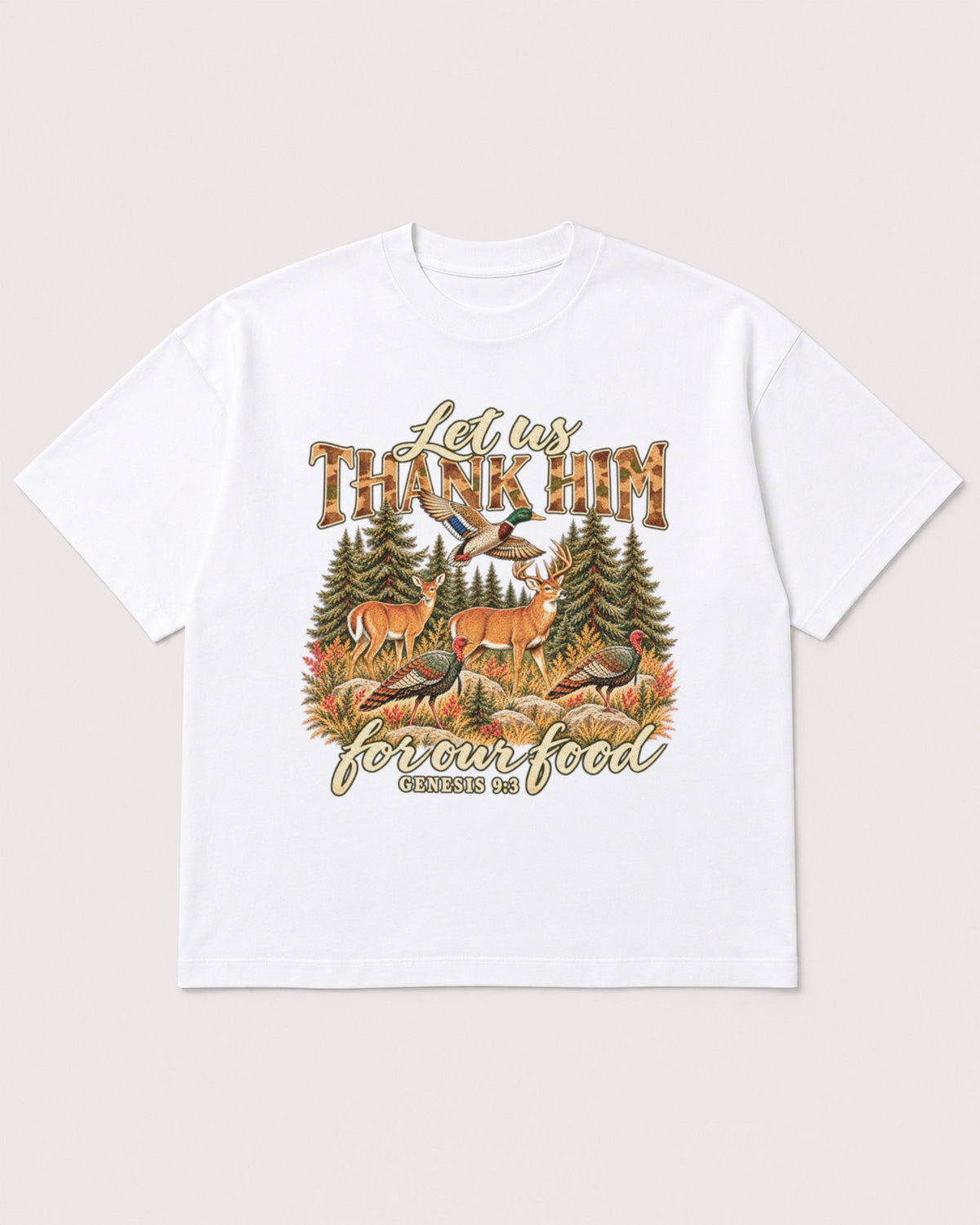 Mockup Boxy Heavyweight Tee White product