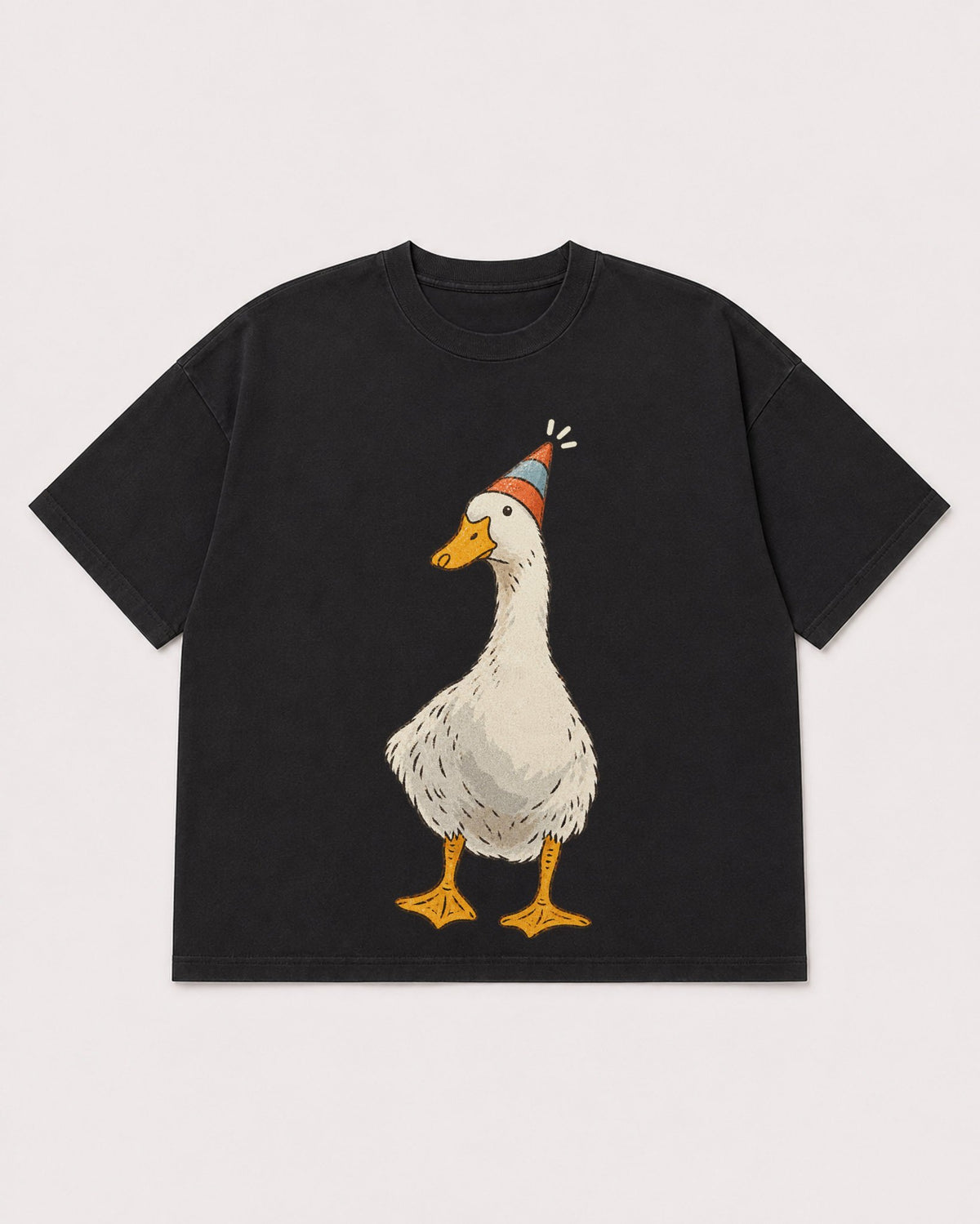 Mockup Boxy Heavyweight Tee Black product
