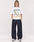 Mockup Boxy Heavyweight Tee White female full-body 19