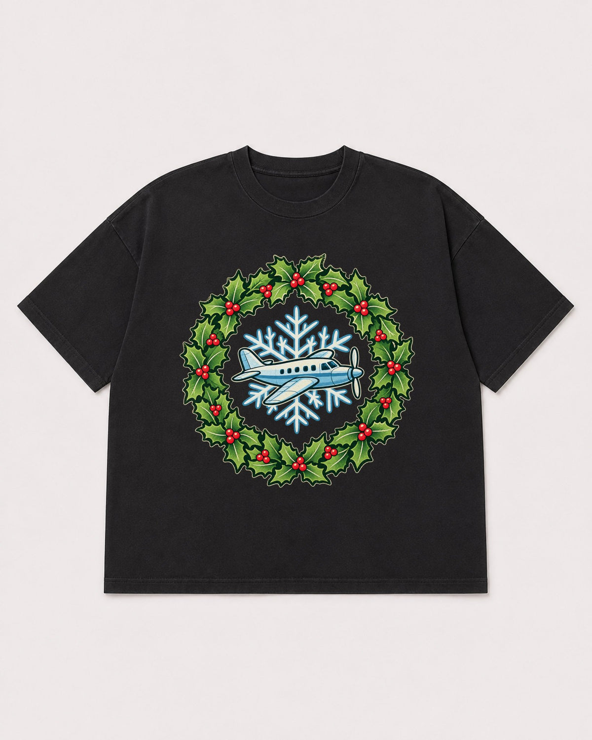 Mockup Boxy Heavyweight Tee Black product