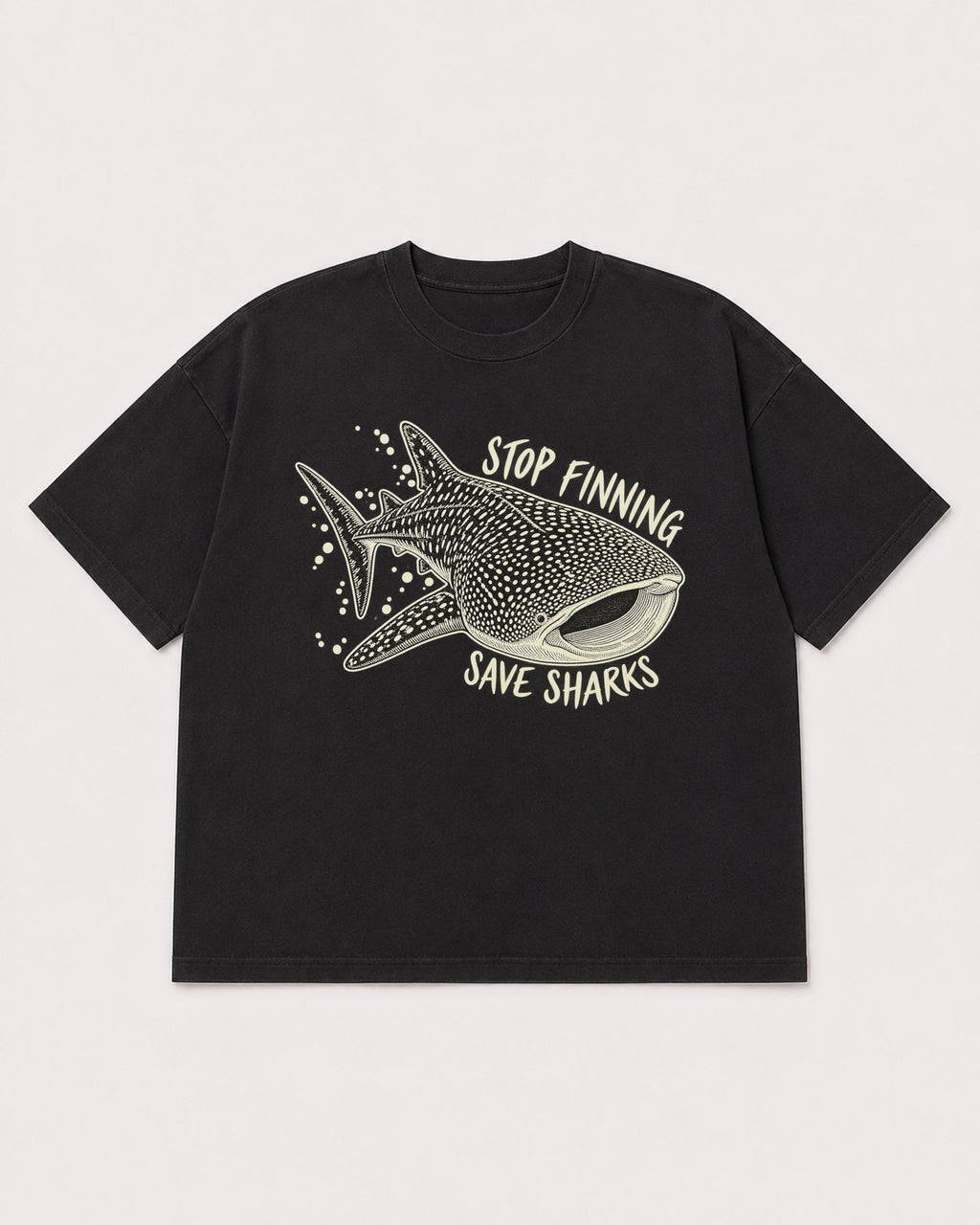 Mockup Boxy Heavyweight Tee Black product