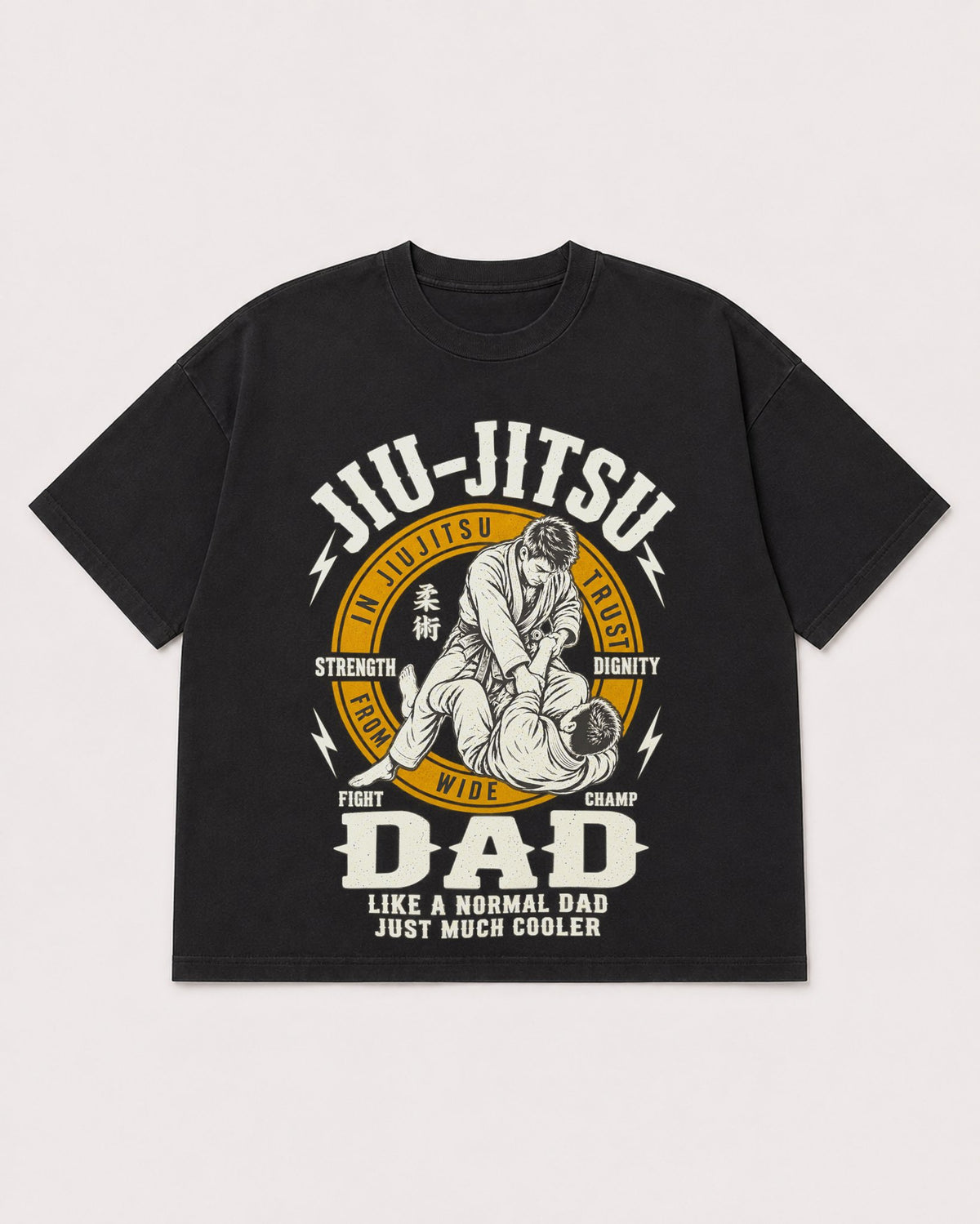 Mockup Boxy Heavyweight Tee Black product