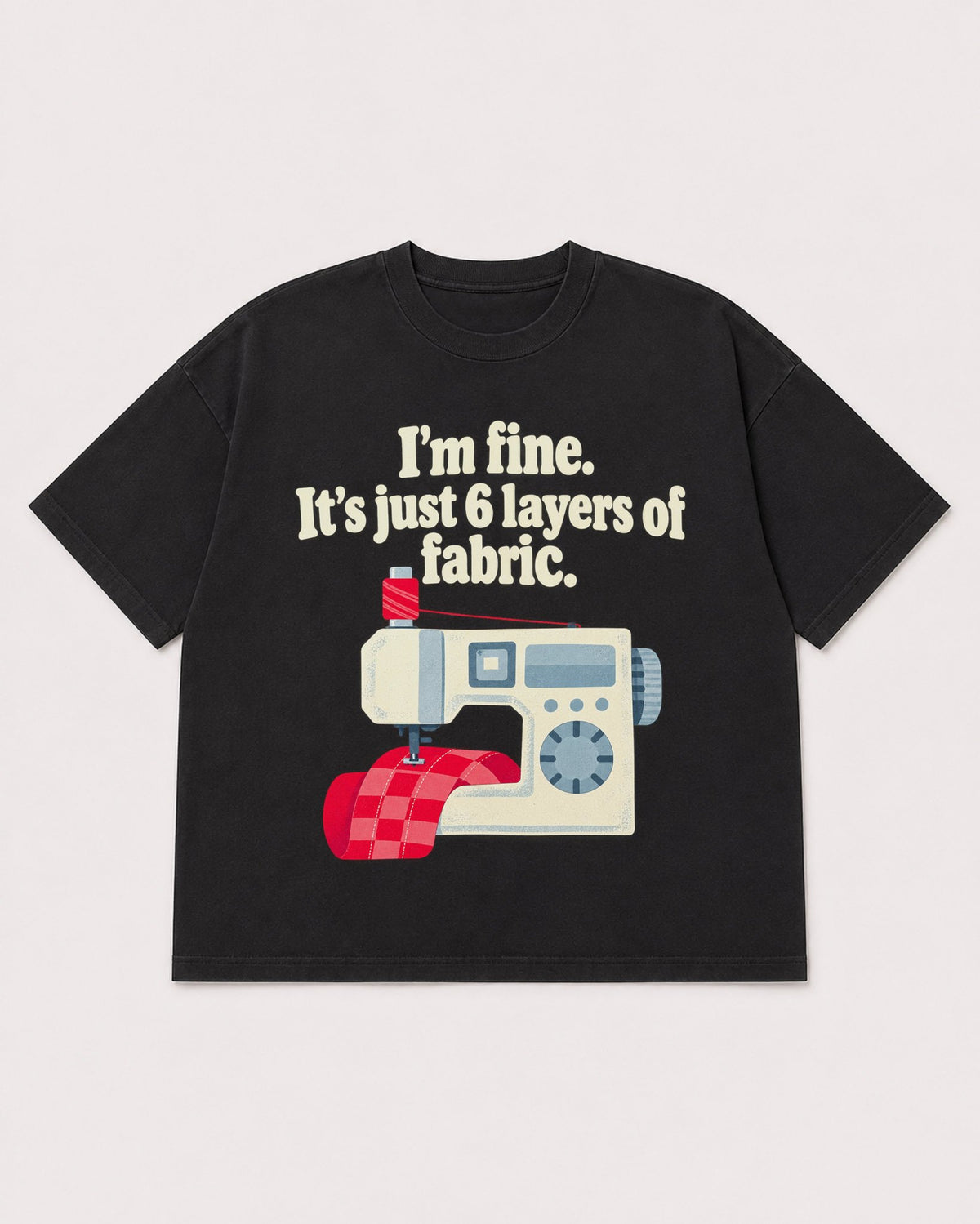 Mockup Boxy Heavyweight Tee Black product