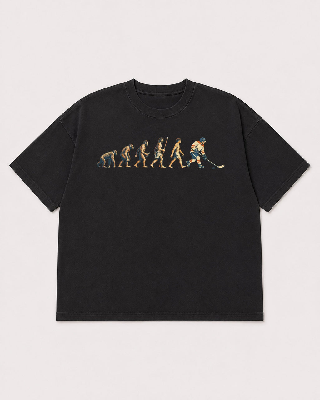 Mockup Boxy Heavyweight Tee Black product