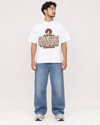Mockup Boxy Heavyweight Tee White male full-body 02