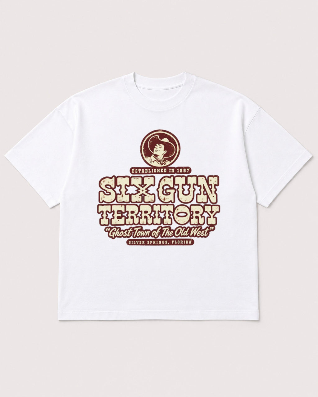 Mockup Boxy Heavyweight Tee White product