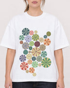 Mockup Boxy Heavyweight Tee White female close-up 29