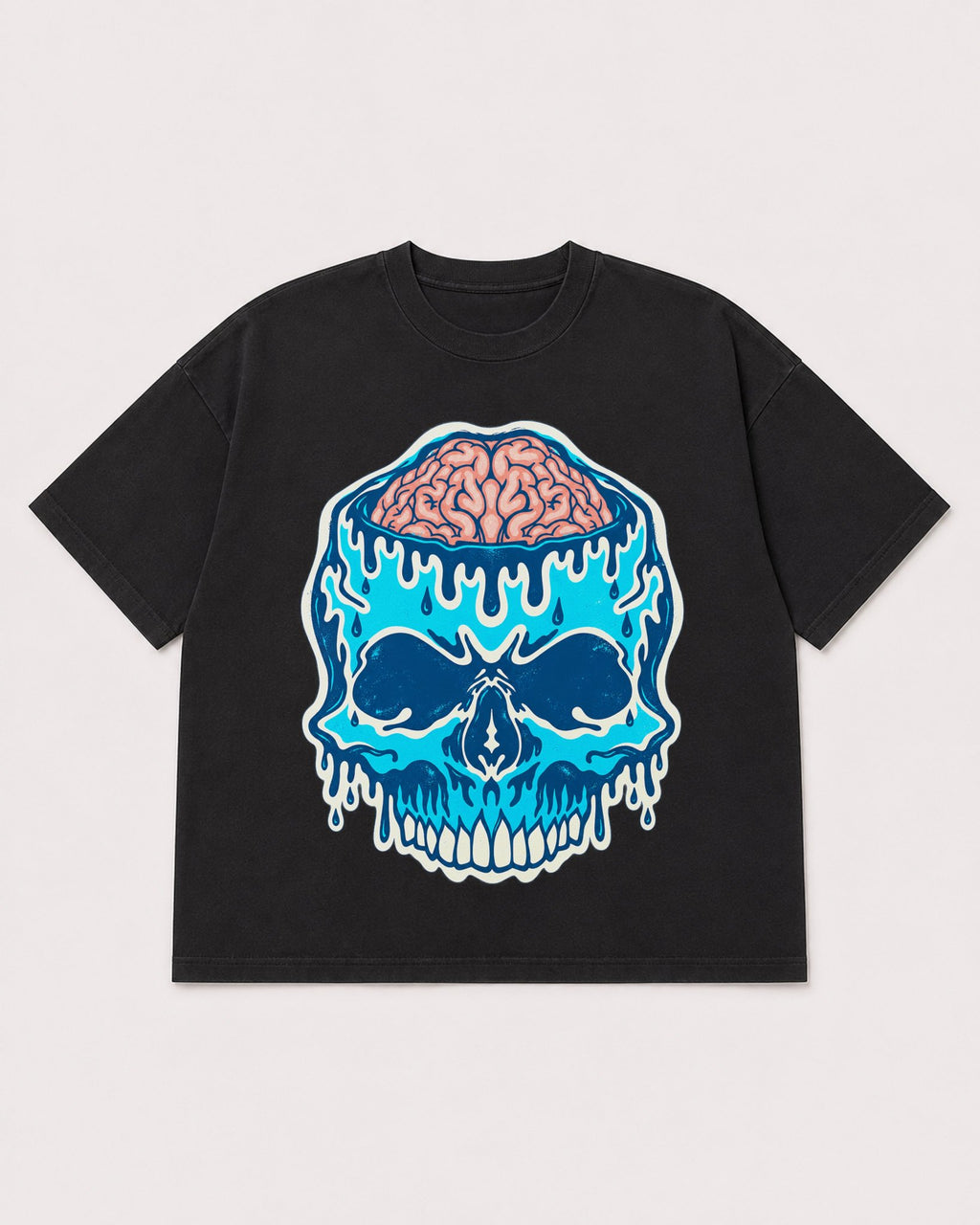 Mockup Boxy Heavyweight Tee Black product