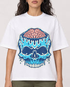 Mockup Boxy Heavyweight Tee White female close-up 07