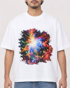 Mockup Boxy Heavyweight Tee White male close-up 02