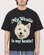 Mockup Boxy Heavyweight Tee Black male close-up 03