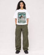 Mockup Boxy Heavyweight Tee White female full-body 07
