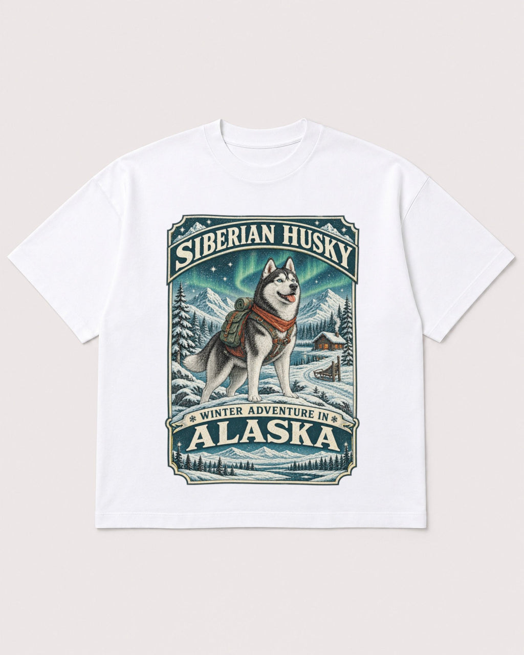 Mockup Boxy Heavyweight Tee White product
