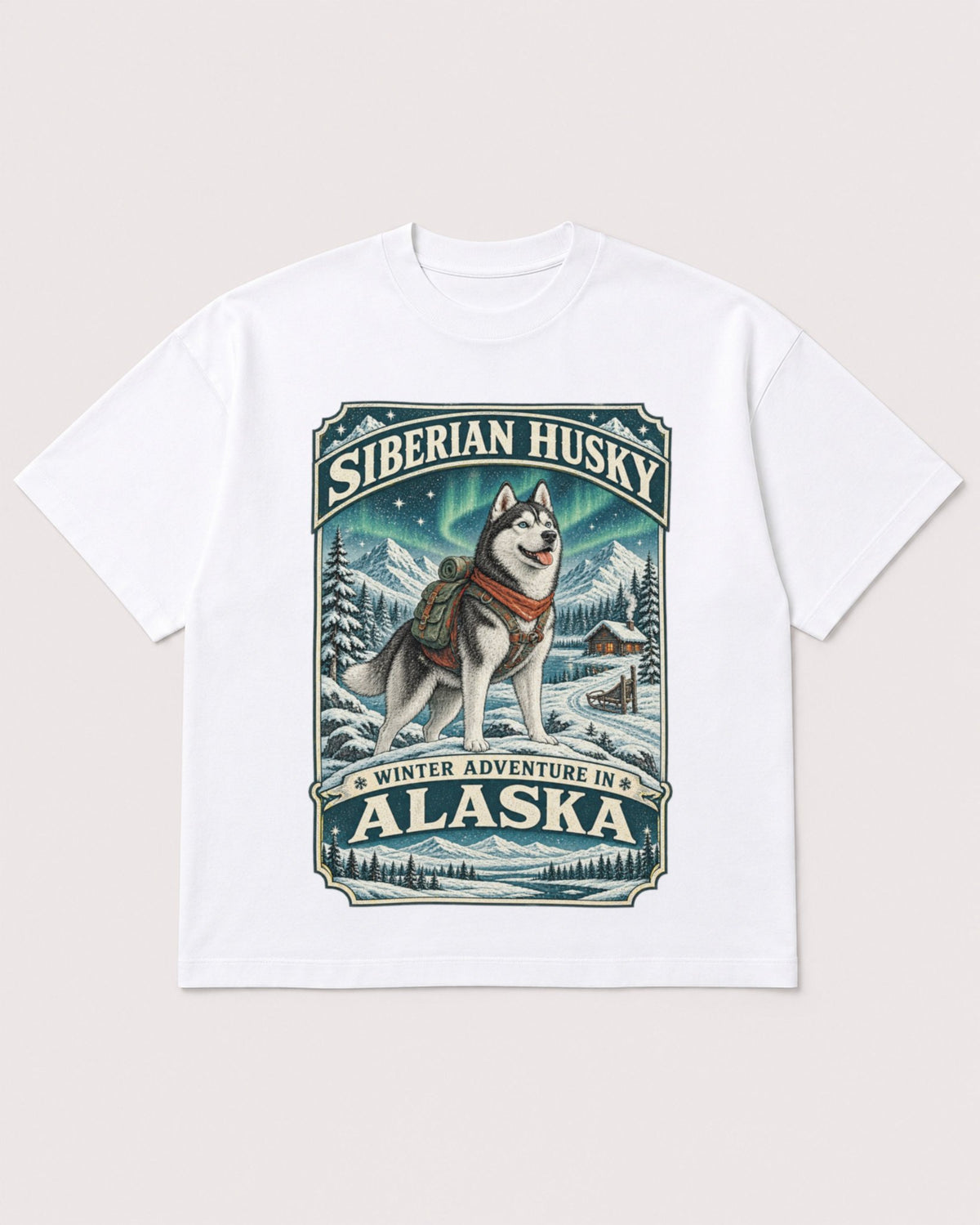 Mockup Boxy Heavyweight Tee White product