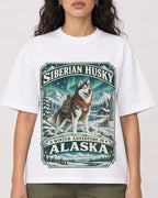Mockup Boxy Heavyweight Tee White female close-up 07