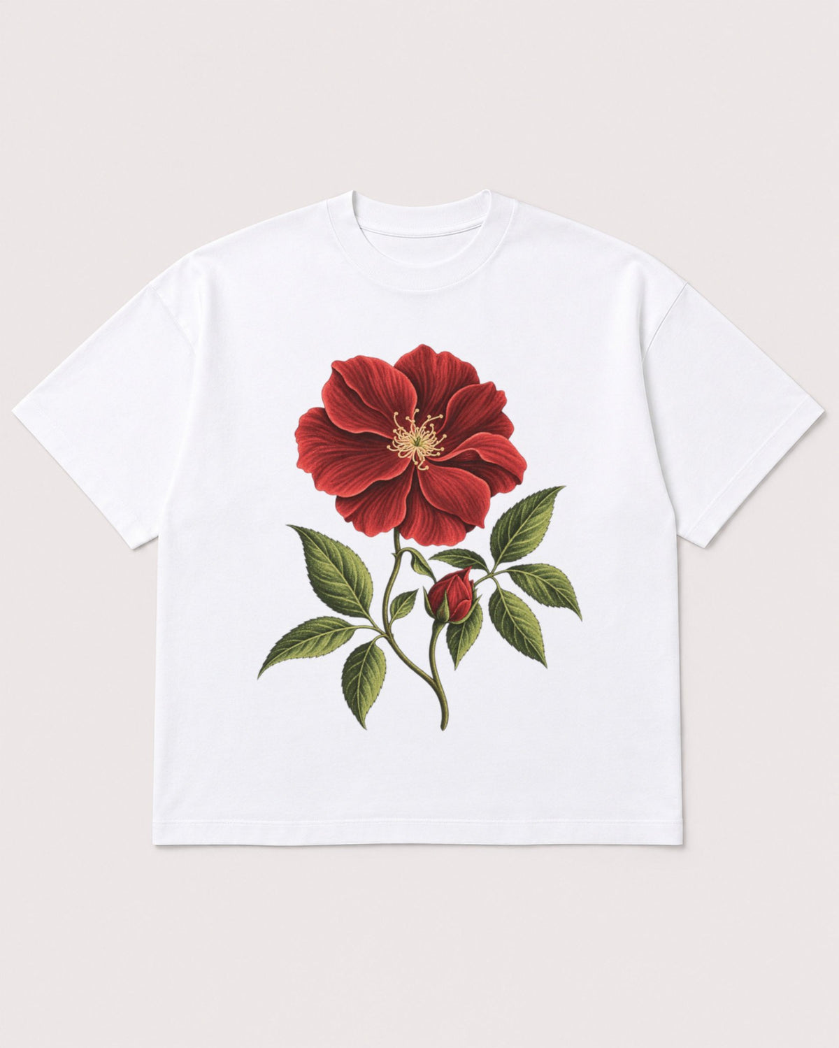Mockup Boxy Heavyweight Tee White product