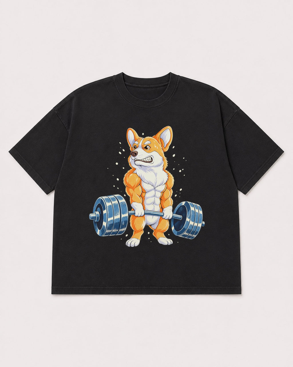 Mockup Boxy Heavyweight Tee Black product