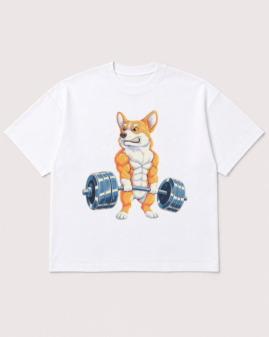 Mockup Boxy Heavyweight Tee White product