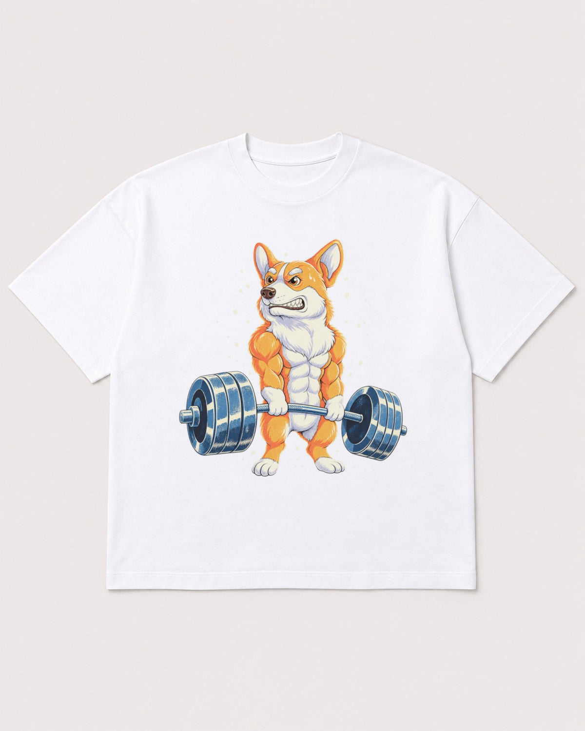 Mockup Boxy Heavyweight Tee White product