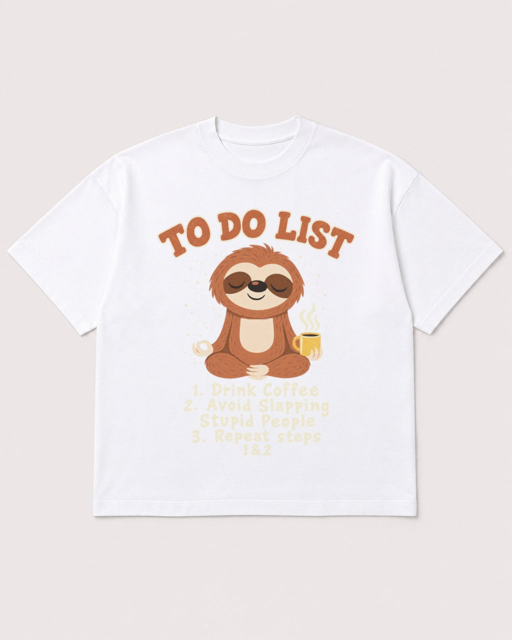 Mockup Boxy Heavyweight Tee White product