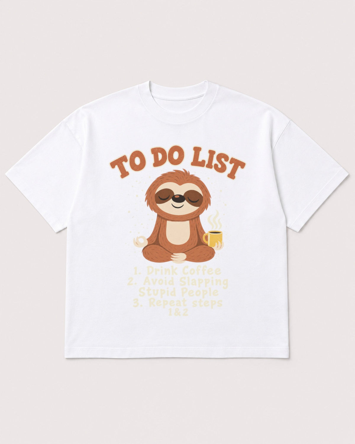 Mockup Boxy Heavyweight Tee White product