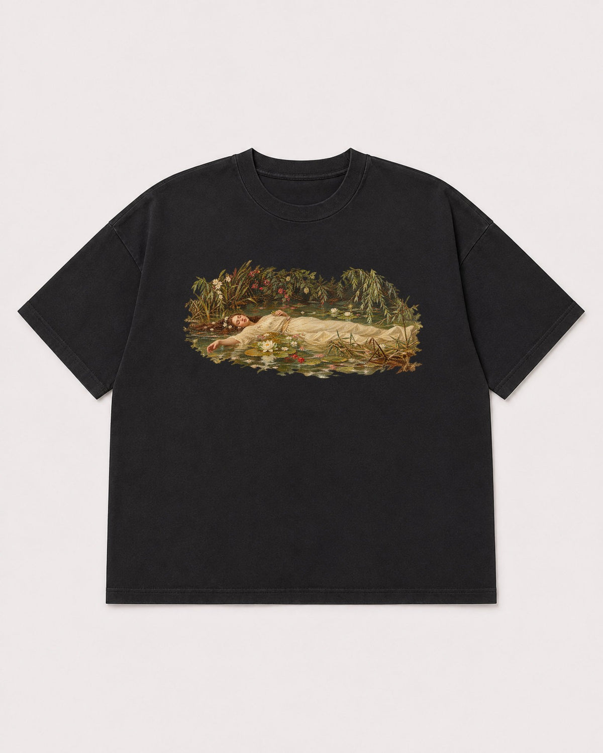 Mockup Boxy Heavyweight Tee Black product