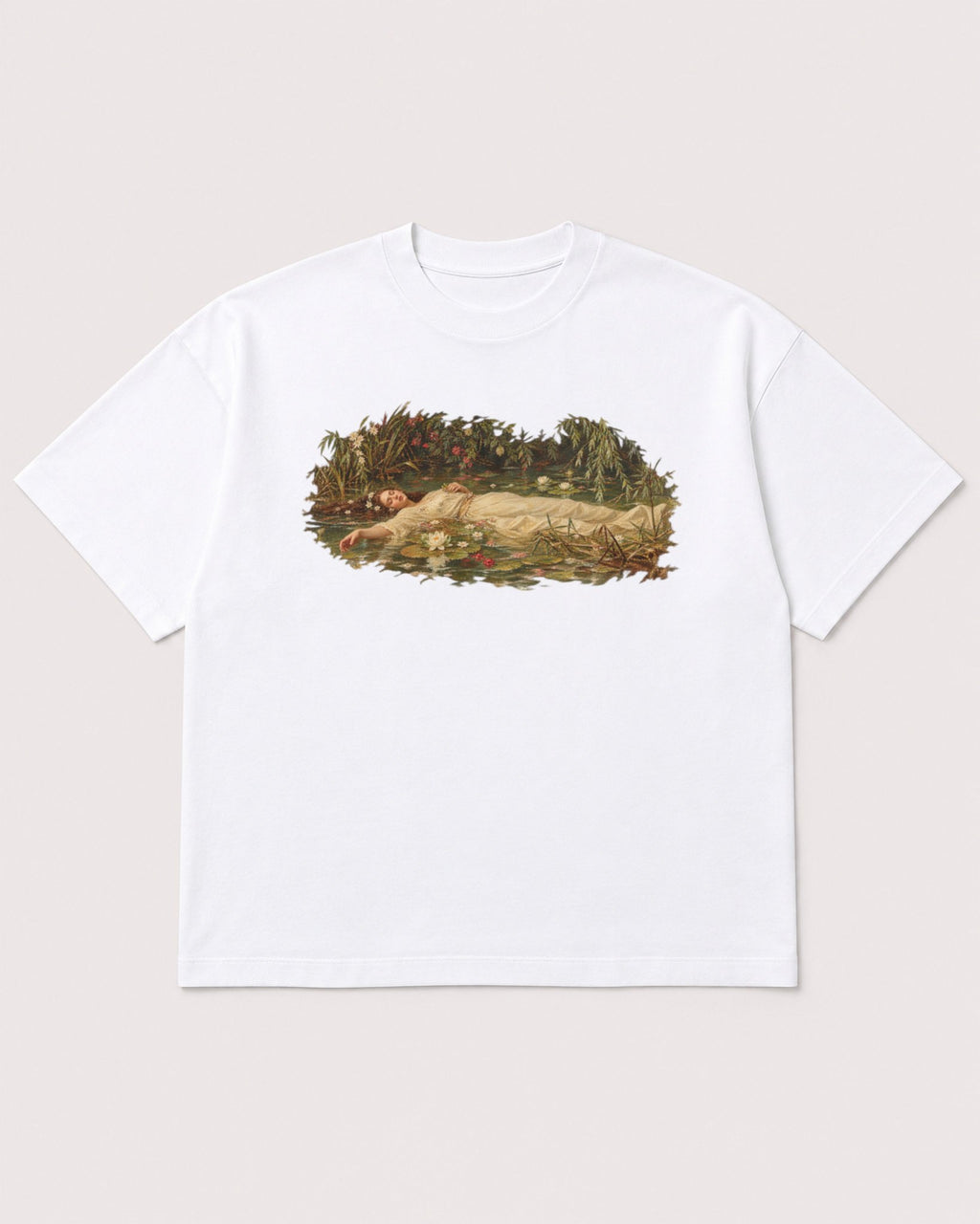 Mockup Boxy Heavyweight Tee White product
