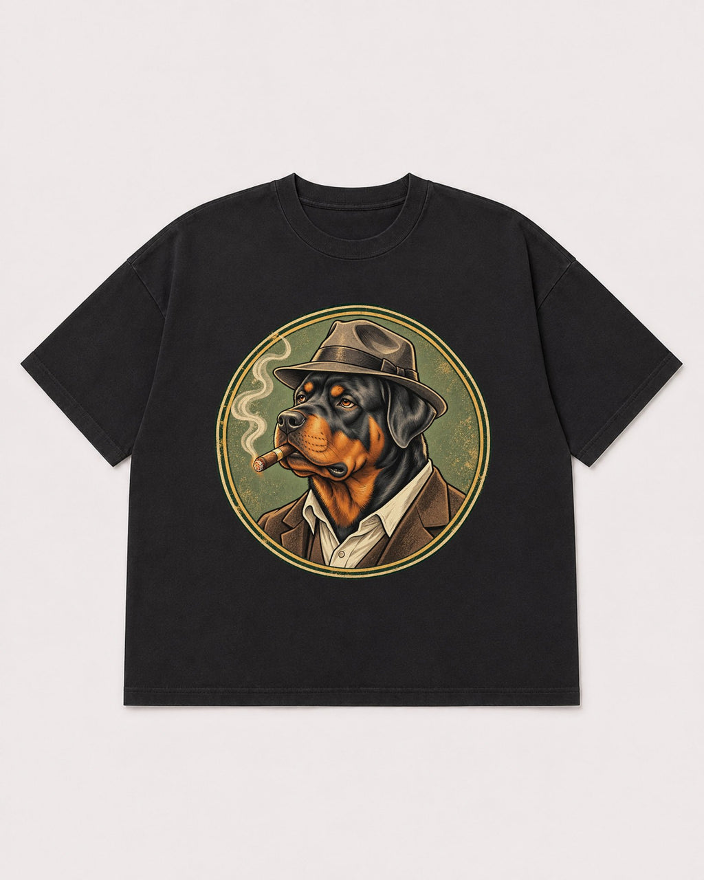Mockup Boxy Heavyweight Tee Black product