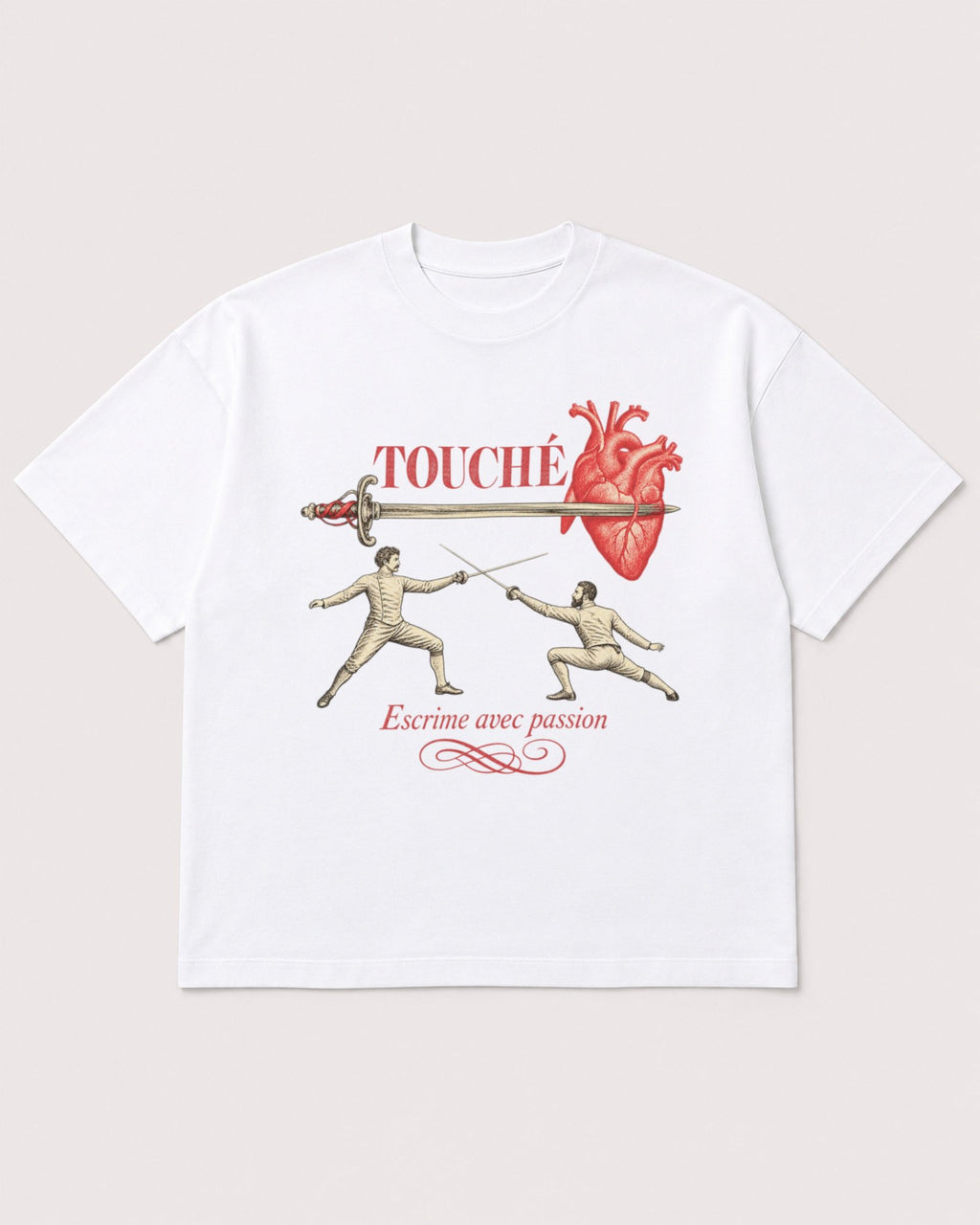 Mockup Boxy Heavyweight Tee White product