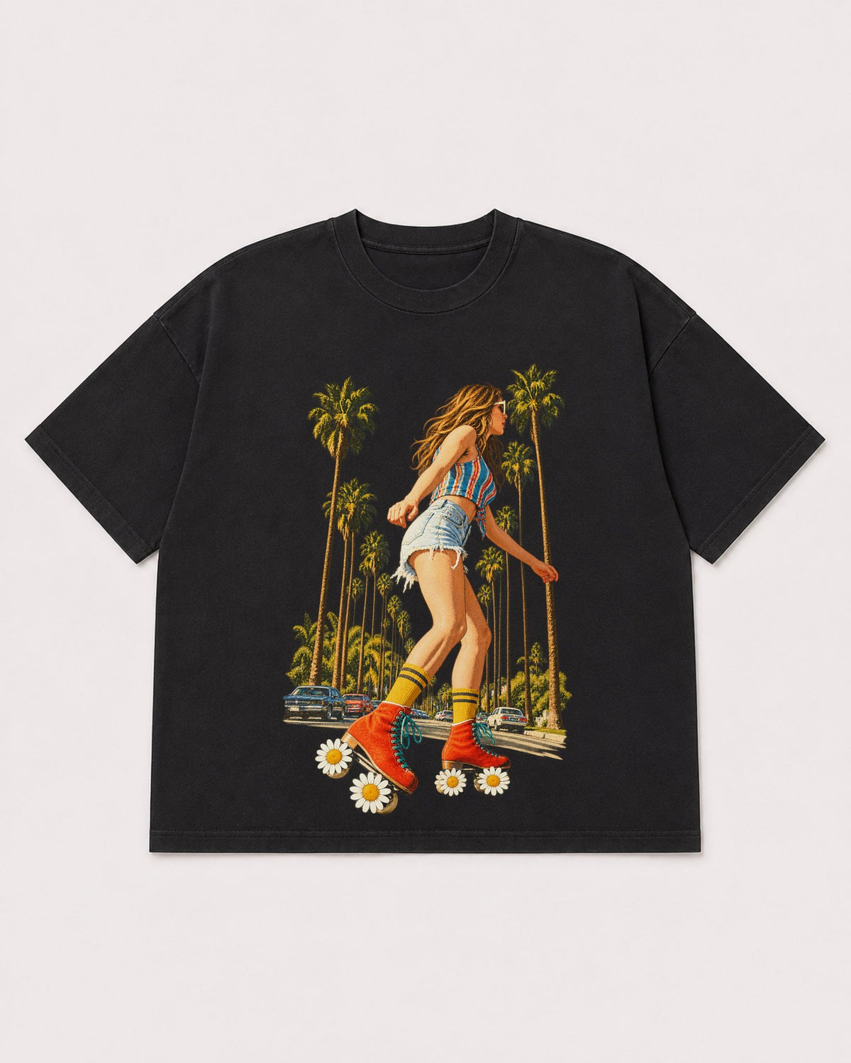 Mockup Boxy Heavyweight Tee Black product