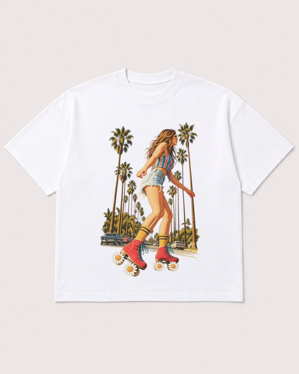 Mockup Boxy Heavyweight Tee White product