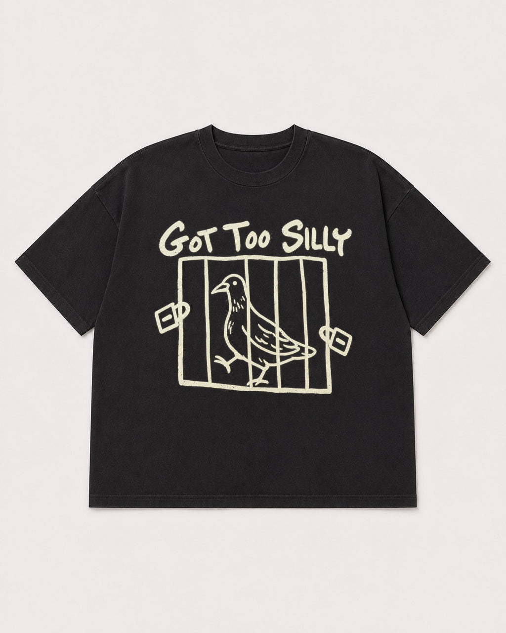 Mockup Boxy Heavyweight Tee Black product