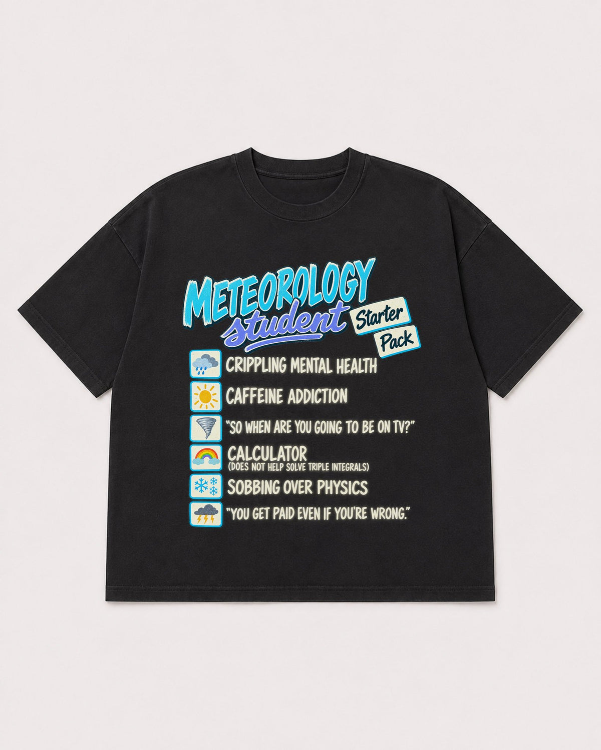Mockup Boxy Heavyweight Tee Black product