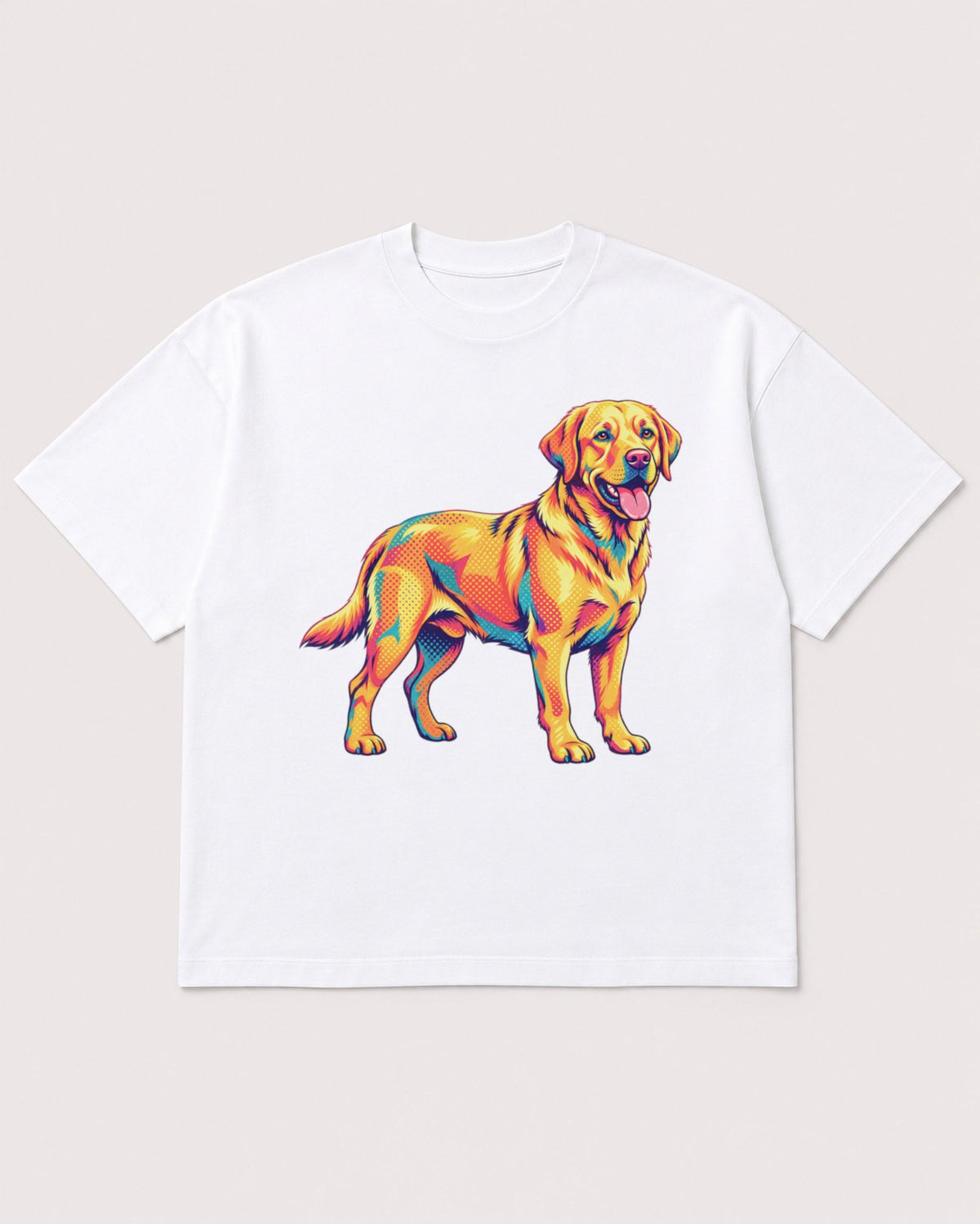 Mockup Boxy Heavyweight Tee White product