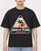 Mockup Boxy Heavyweight Tee Black male close-up 01